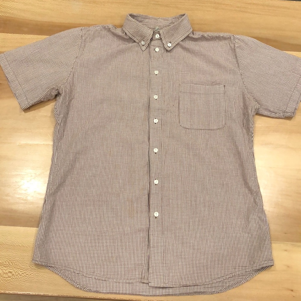 AMERICAN APPAREL gingham shirt size small